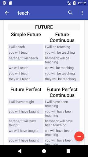 English Verbs screenshot 7