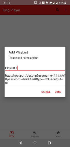 King Player for IPTV screenshot 1