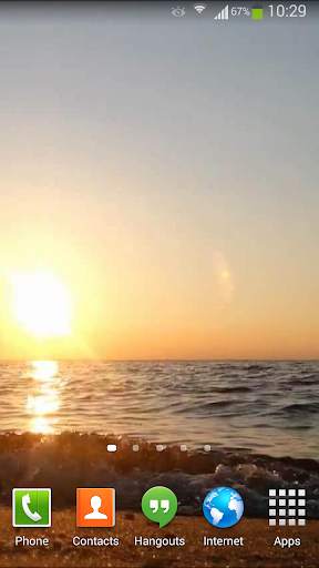 Sunset Ocean Live Wallpaper 5 screenshot 2
