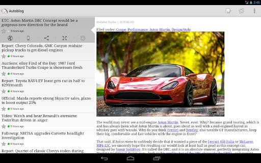 FeedR News Reader 10 تصوير الشاشة