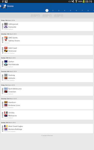 AFL Live Scores - Footy Now screenshot 11