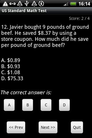 5th Grade Math Test Free screenshot 2