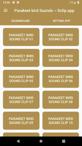 Parakeet Bird Sound Collections ~ Sclip.app screenshot 1