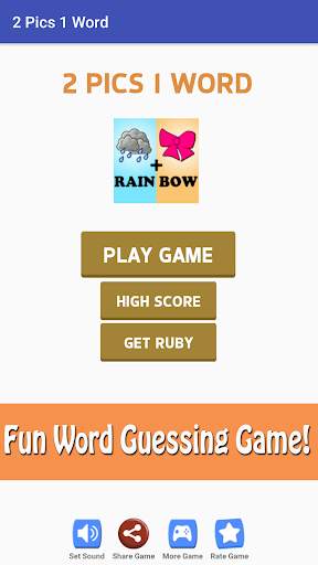 2 Pics 1 Word - Fun Word Guessing Game - Pics Quiz screenshot 3