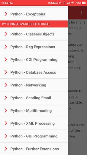 Python 3 Tutorials | Learn Python Offline screenshot 4