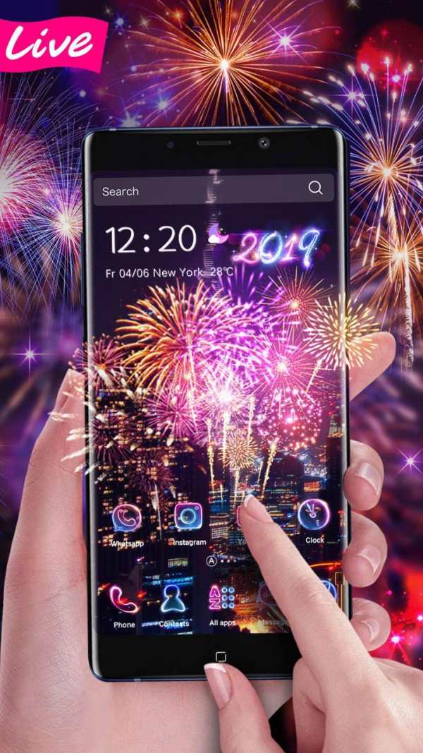 Lucky 3D New Year Firework Theme screenshot 5
