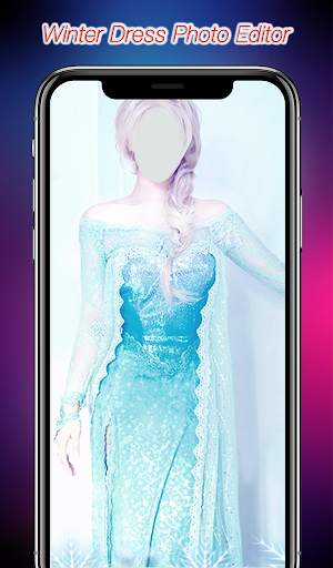 Winter Dress Photo Editor screenshot 2