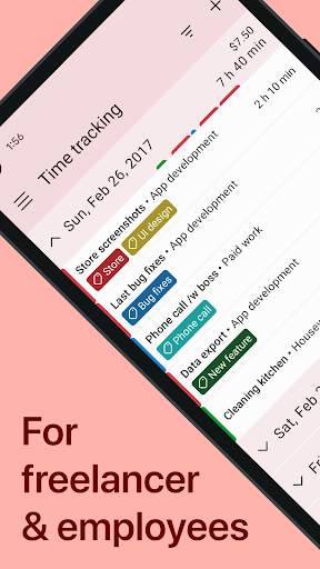 WorkingHours - Time Tracking screenshot 1