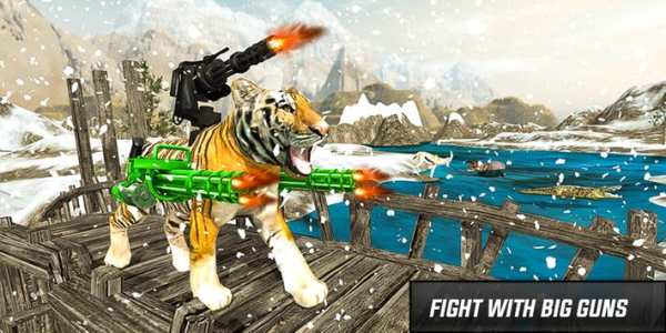 Angry Wild Beast-Crazy Animal fighting screenshot 5
