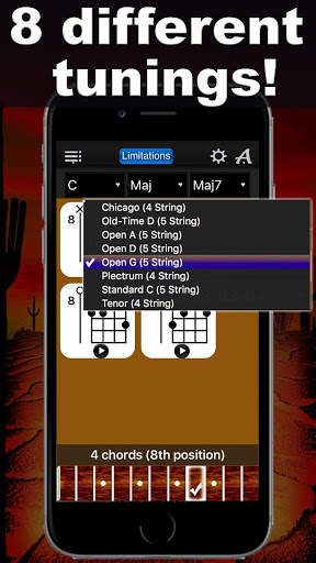 Banjo Chords Compass Lite screenshot 1