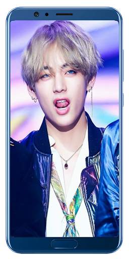 Handsome and Cute BTS V Kim Taehyung Wallpaper screenshot 1
