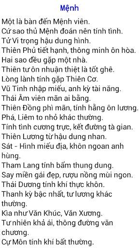 Tử Vi screenshot 6