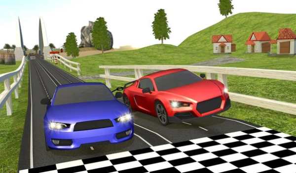 Impossible  Chained Cars Racing Challenge screenshot 5