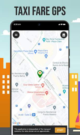 Taxi Fare GPS screenshot 1