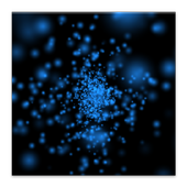 Blue Particles LWP icon