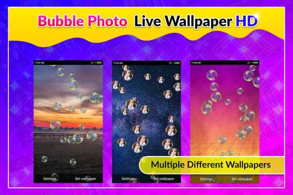 Bubble Photo Live Wallpaper screenshot 3