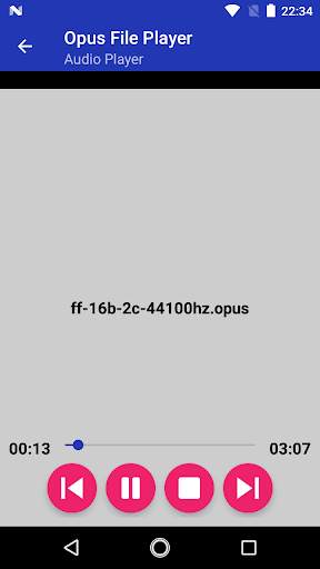 Opus File Player screenshot 2