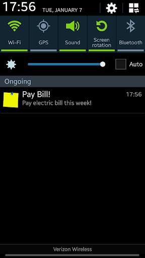 Status Bar Sticky Note screenshot 4