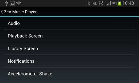 Zen Music Player screenshot 7
