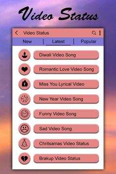 Video Song Status : Lyrical Video Song screenshot 1