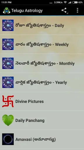 Rasi Phalalu (తెలుగు) screenshot 1