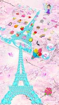 Dream Paris Tower Keyboard Theme screenshot 3