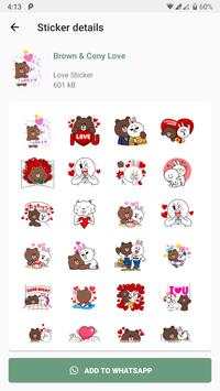 Love Sticker for WhatsApp - WAStickersApps screenshot 7