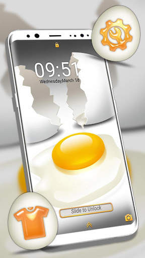 Broken Egg Launcher Theme screenshot 1