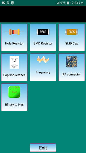 SMD Resistor Code screenshot 1