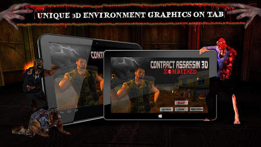 Contract Assassin 3D - Zombies screenshot 9