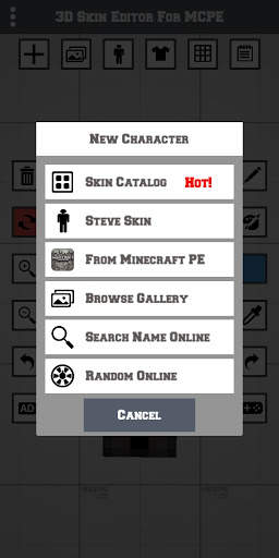 3D Skin Editor for Minecraft MCPE screenshot 6