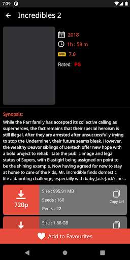 Free Movies Downloader - YTS Torrent Downloader screenshot 3