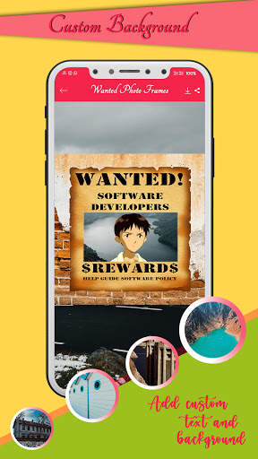 Wanted Photo Frame Editor screenshot 2
