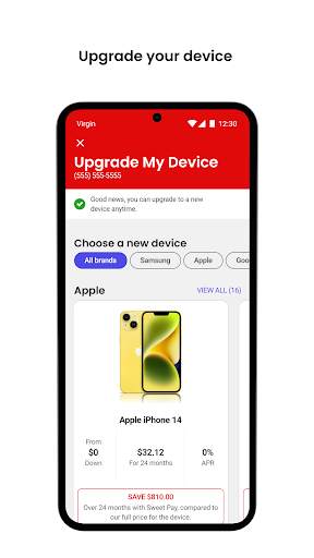 Virgin Plus My Account screenshot 4