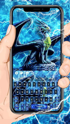 Tema Keyboard Naga Listrik screenshot 1