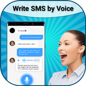 Write SMS by Voice: Text Message By Voice 2018 icon