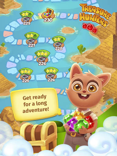 Treasure Hunters: free match3 gems screenshot 14