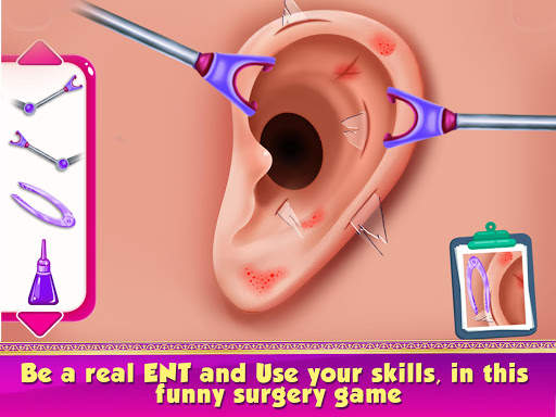 Princess ENT Doctor Hospital - Surgery Simulator screenshot 1
