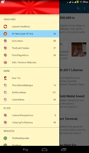 Liberia News App screenshot 2