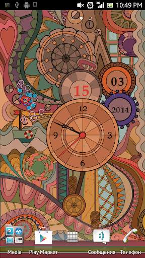 Reloj de Cristal Fondo Gratis screenshot 2