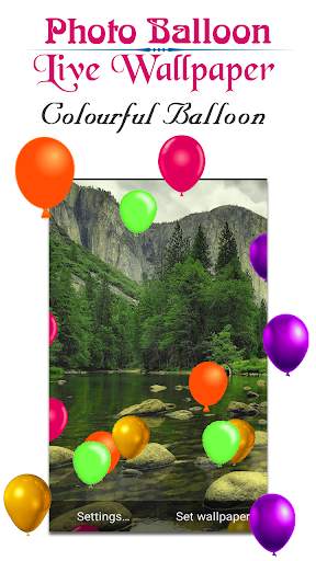 Photo Balloons Live Wallpaper screenshot 2