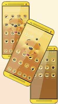 Theme for Lovely Pooh Bear. screenshot 1