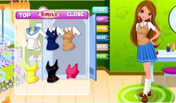 School Girl Dress Up screenshot 1