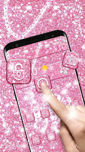 Pink Diamond Glitter Theme screenshot 2