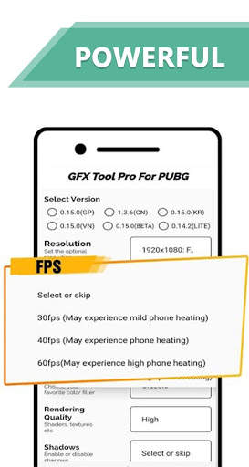 GFX Tool for Free - Game Launcher & Optimizer screenshot 1