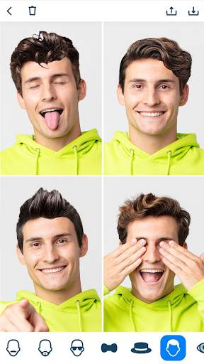 Men Hairstyles Photo Editor screenshot 3