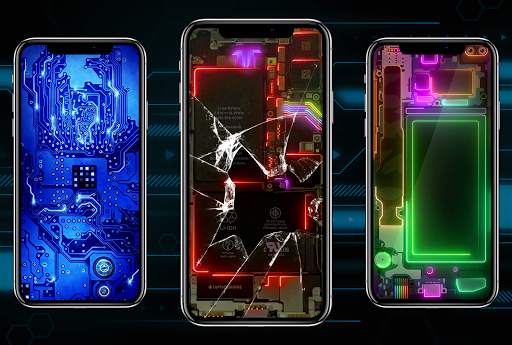 Phone Electricity HD Live Wallpaper 2020 screenshot 2