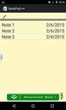 Notepad    for Android screenshot 2