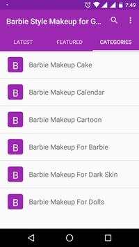 Barbie Style Makeup for Girls Video - Makeup Salon screenshot 4