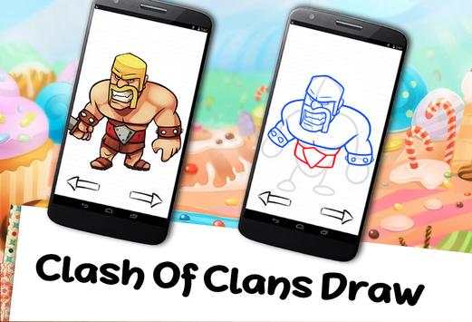 How To Draw Clash Of Clans screenshot 1